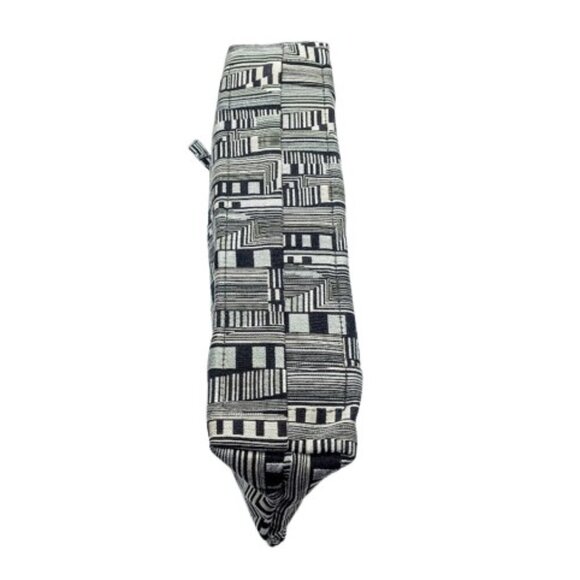 Maruca Millie Lu Optic Beat Black Hand-Sewn Fabric Bag NWOT